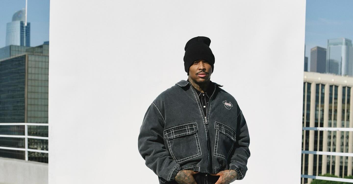 YG wears True Religion