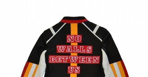 wp content/uploads///EACH X OTHER PF No walls between us leather jacket back