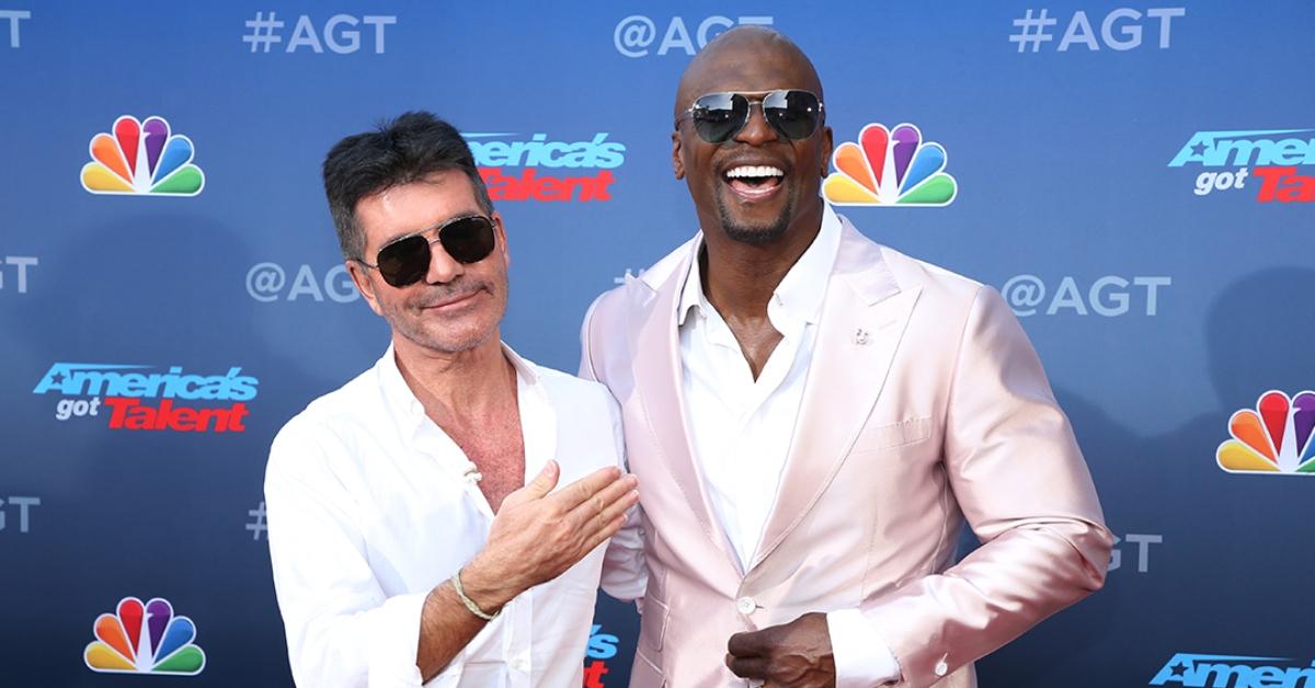 Smon Cowell and Terry Crews America's GotTalent