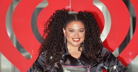 Michelle Buteau visits iHeart Radio station.