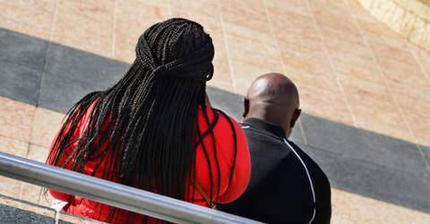 An African-American woman with braided hair