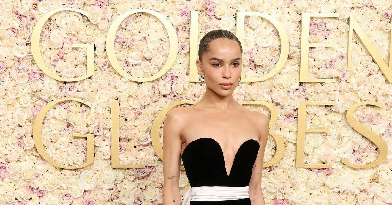 Zoe Kravitz at the Golden Globes