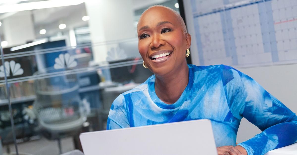 Joy Ann Reid works at MSNBC headquarters.