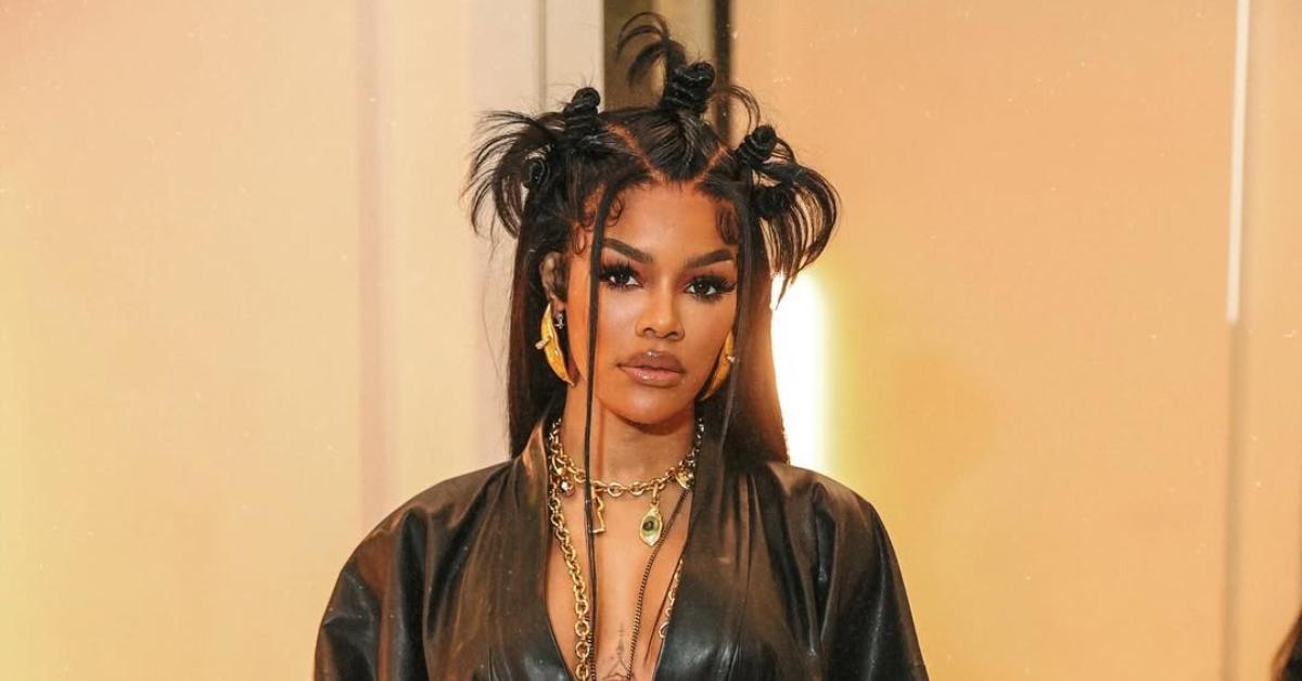 Teyana Taylor at a SKIMS event