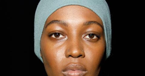 Kai Newman poses backstage