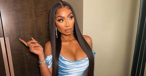 Karlie Redd poses on Instagram