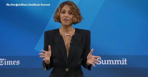 Halle Berry Gavin Newsom menopause speech