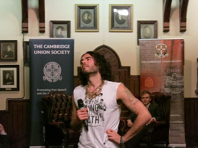 russellbrandatthecambridgeunionsociety