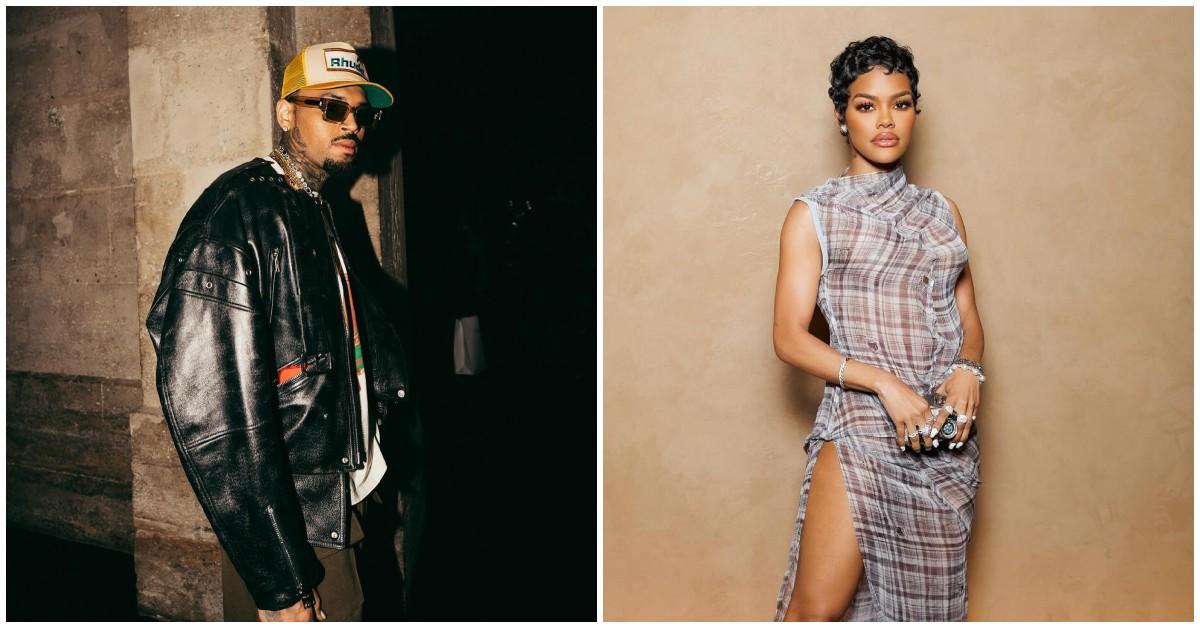 Chris Brown and Teyana Taylor