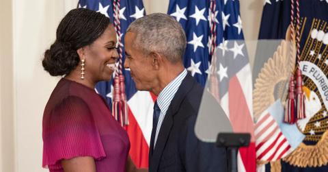 Former First Lady Michelle Obama and former U.S. President Barack Obama