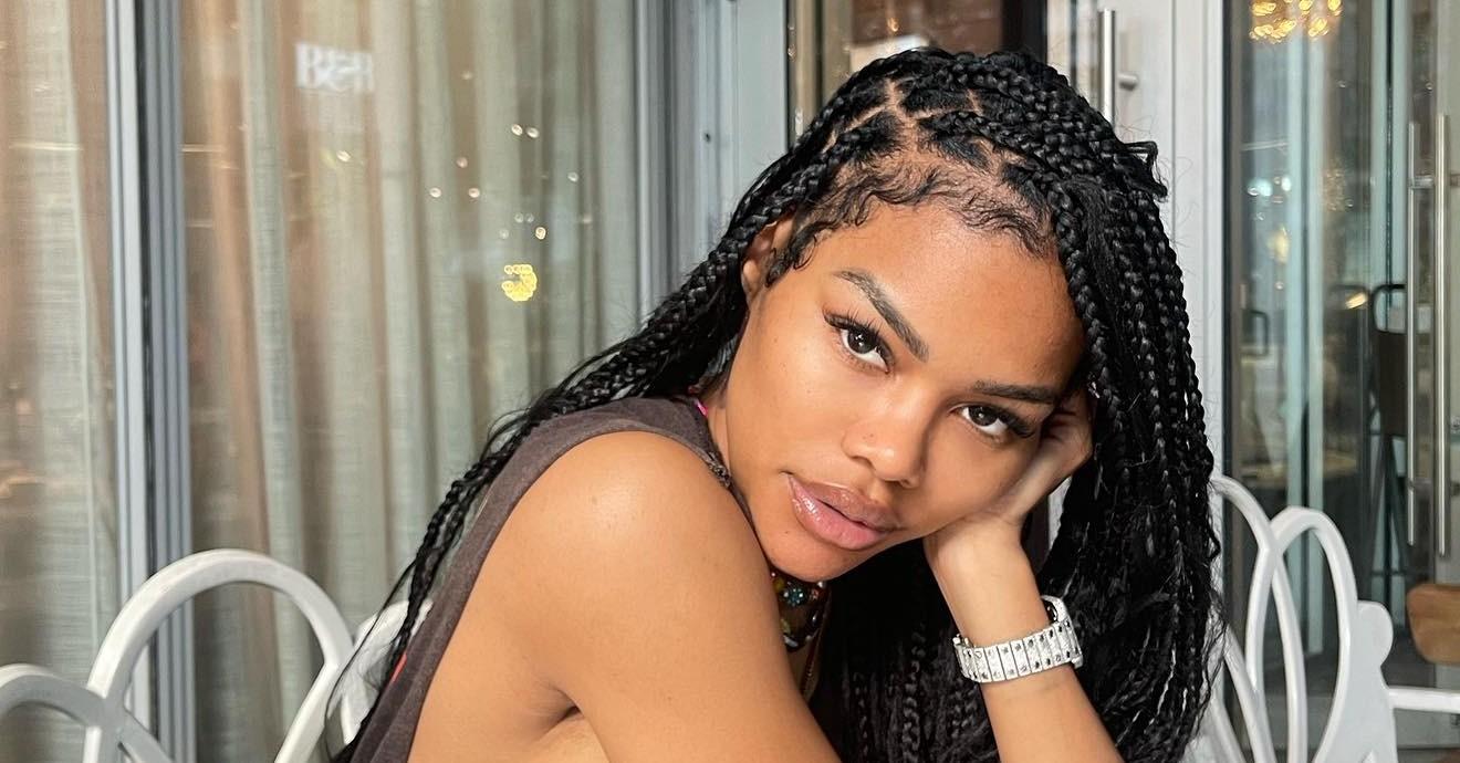 Teyana Taylor with box braids