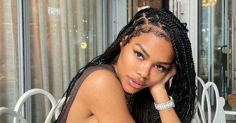 Teyana Taylor with box braids