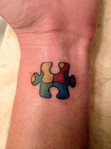autistic symbols tattoos