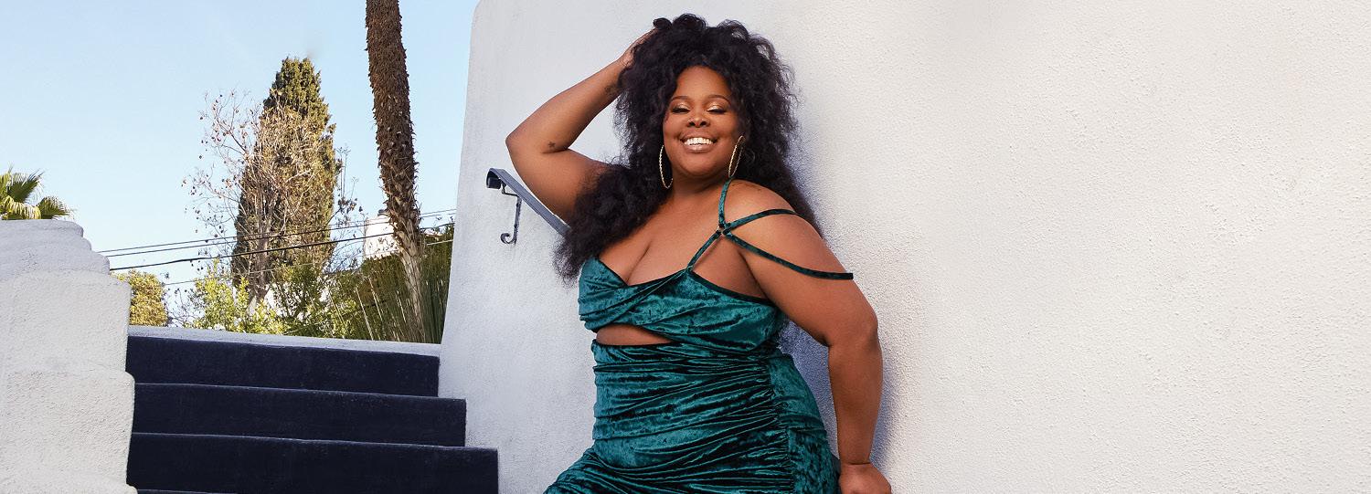 Watch Amber Riley shoot for the cover of Bleu Magazine