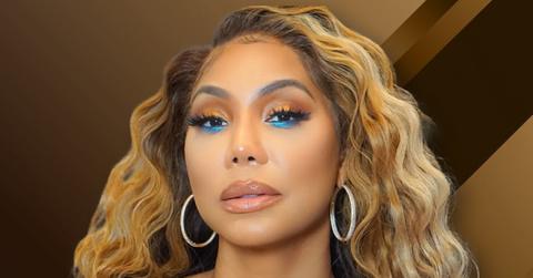 Tamar Braxton wears makeup.