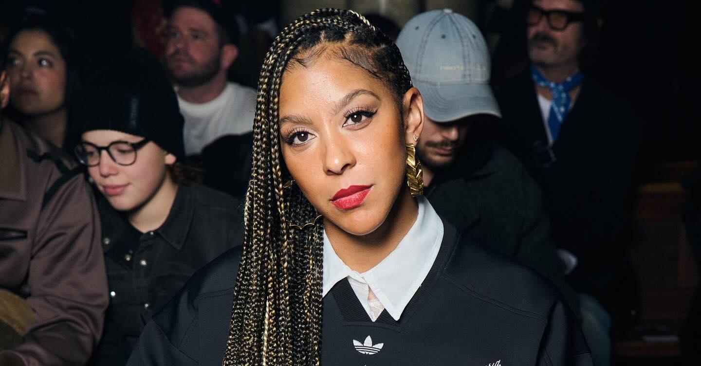 Candace Parker attends Paris Fashion Week. 