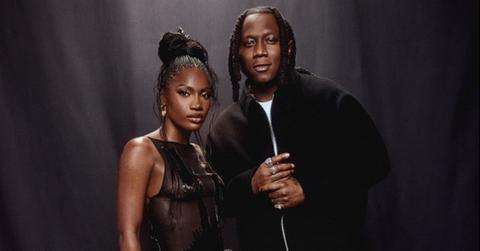 (l-r): Doechii and the President of her label, Anthony "Moosa" Tiffith, Jr,